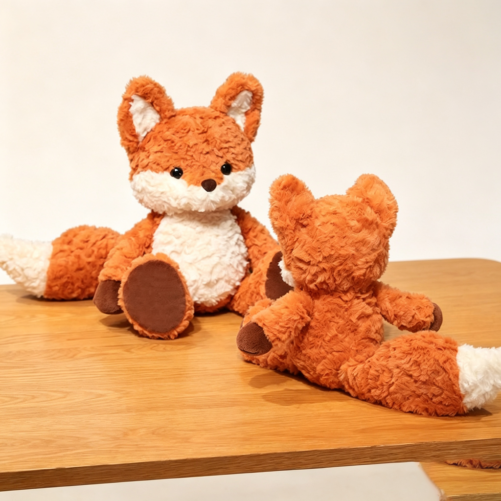 Cute Fox Stuffed Animal view 3