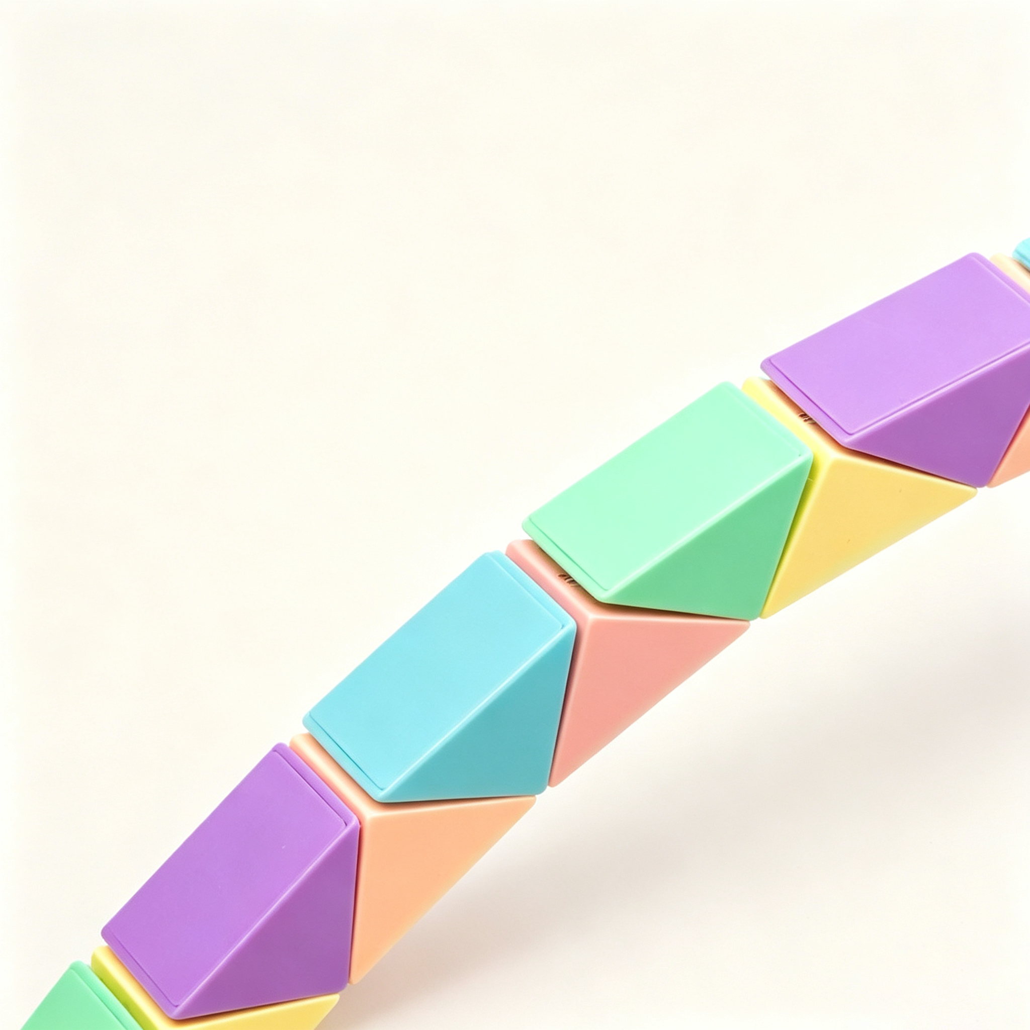 Pastel Magic Snake Cube view 1