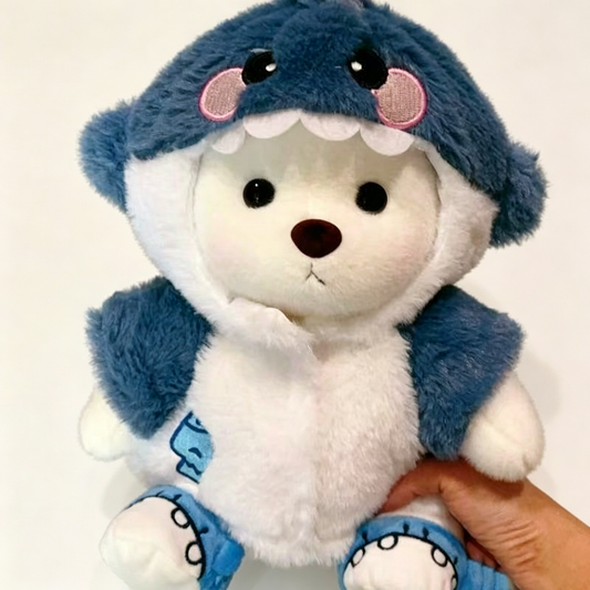 Shark Outfit Plush Bear Doll view 3