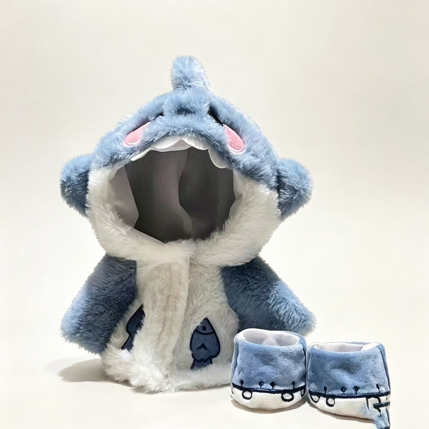 Shark Outfit Plush Bear Doll view 2