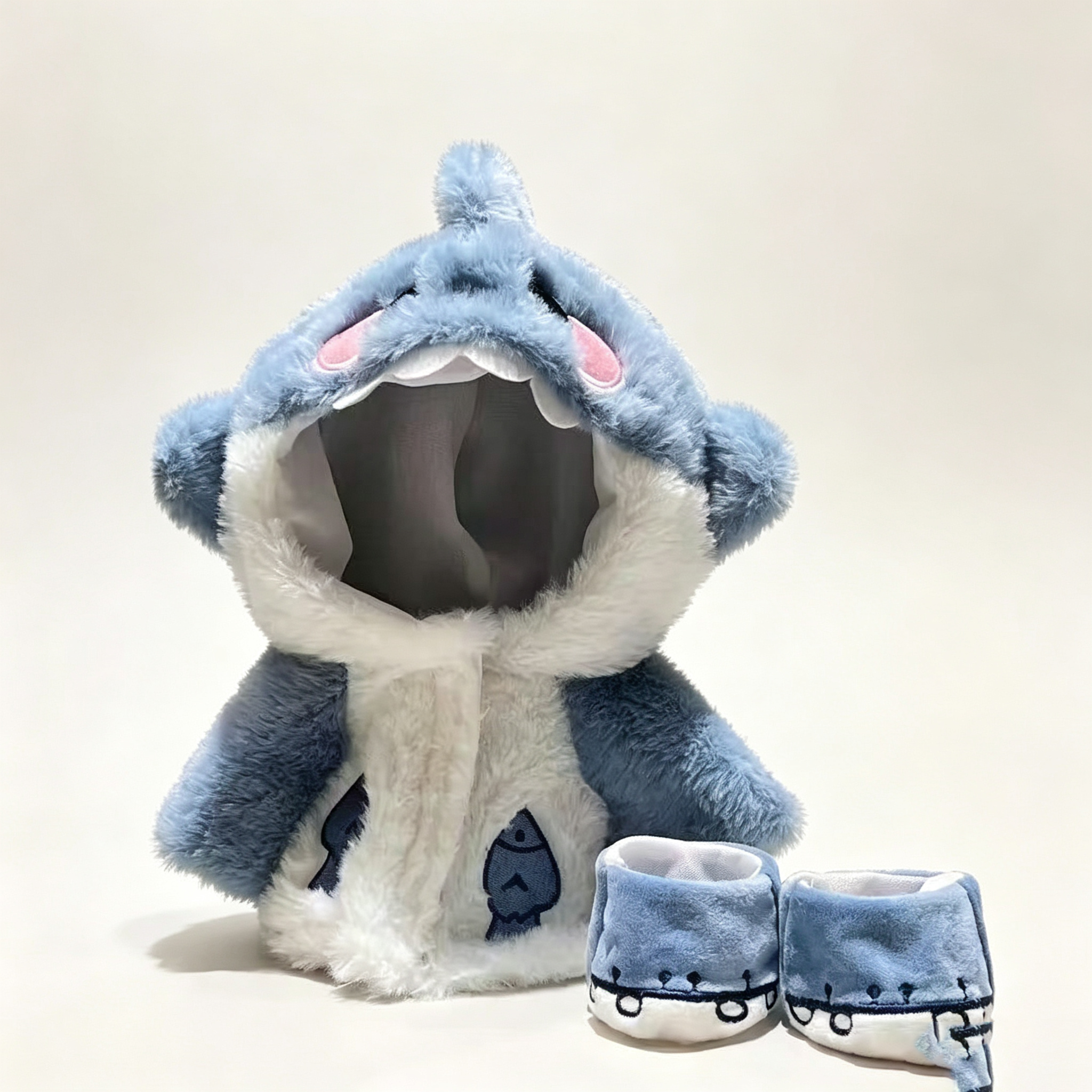 Shark Outfit Plush Bear Doll view 2